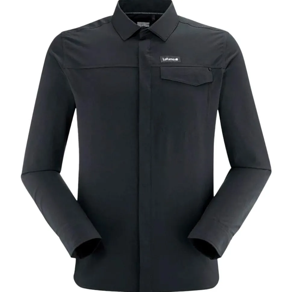 Chemise de rando Lafuma Skim Plain Shirt Long Sleeve M Black