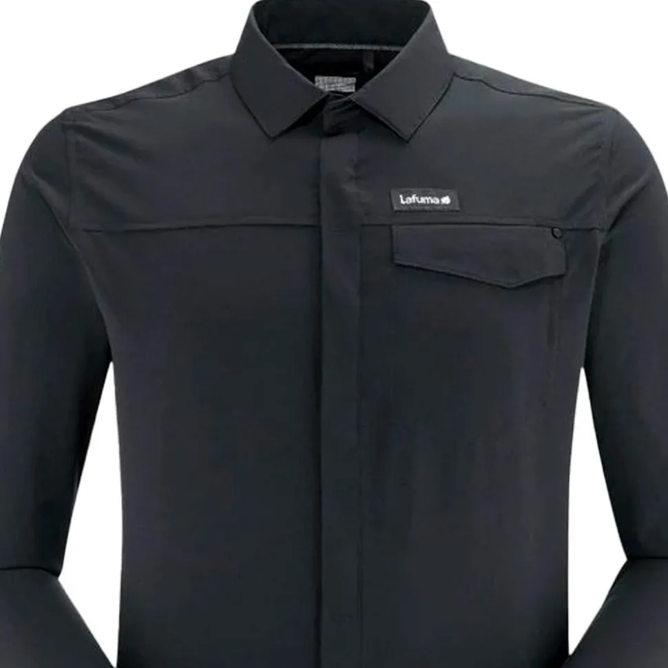 Chemise de rando Lafuma Skim Plain Shirt Long Sleeve M Black