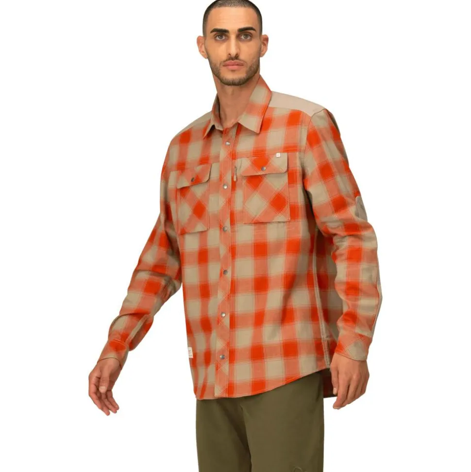 Chemise de rando Norrona Femund Flannel Pureed Pumpkin