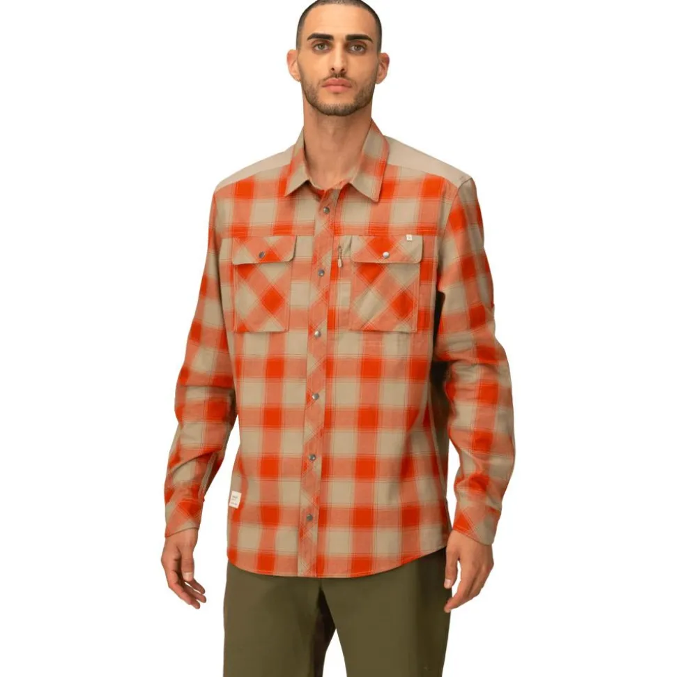 Chemise de rando Norrona Femund Flannel Pureed Pumpkin