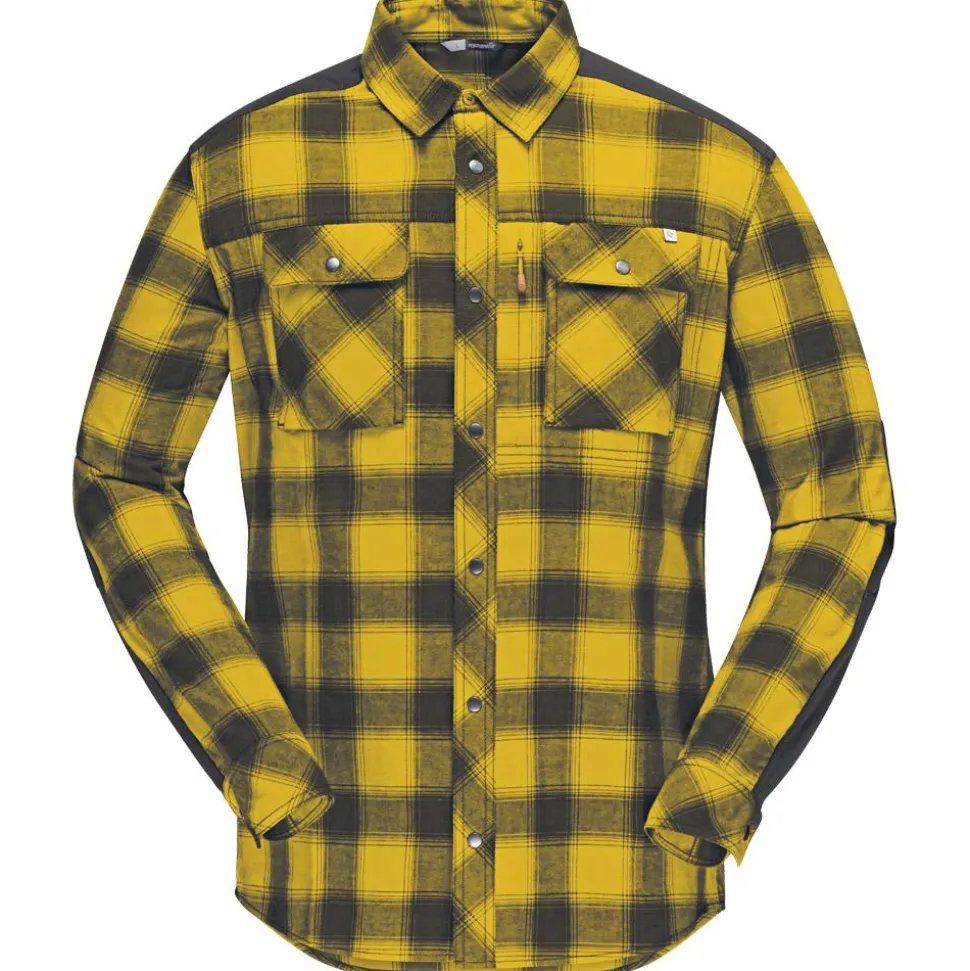 Chemise de rando Norrona Svalbard Flannel M's Golden Palm