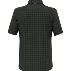 Chemise de rando Salewa Puez Dry M S/S Shirt Dark Olive