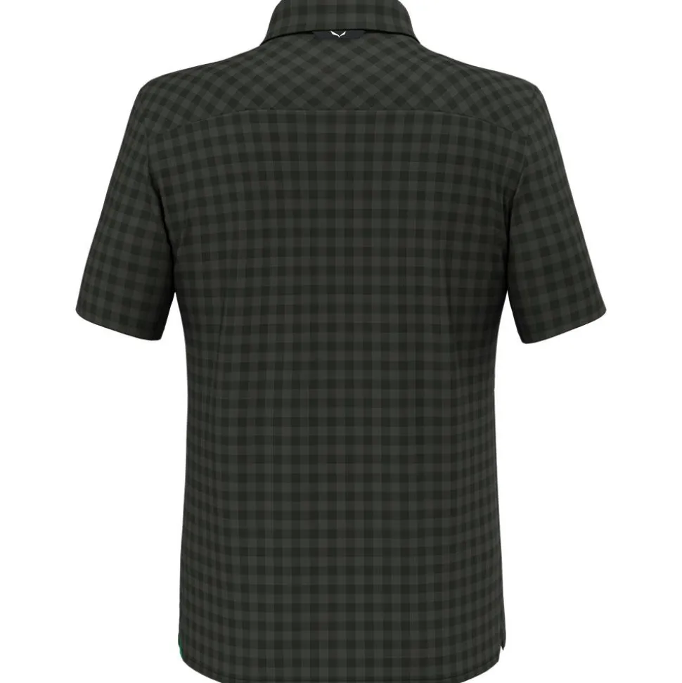 Chemise de rando Salewa Puez Dry M S/S Shirt Dark Olive