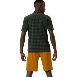 Chemise de rando Salewa Puez Dry M S/S Shirt Dark Olive