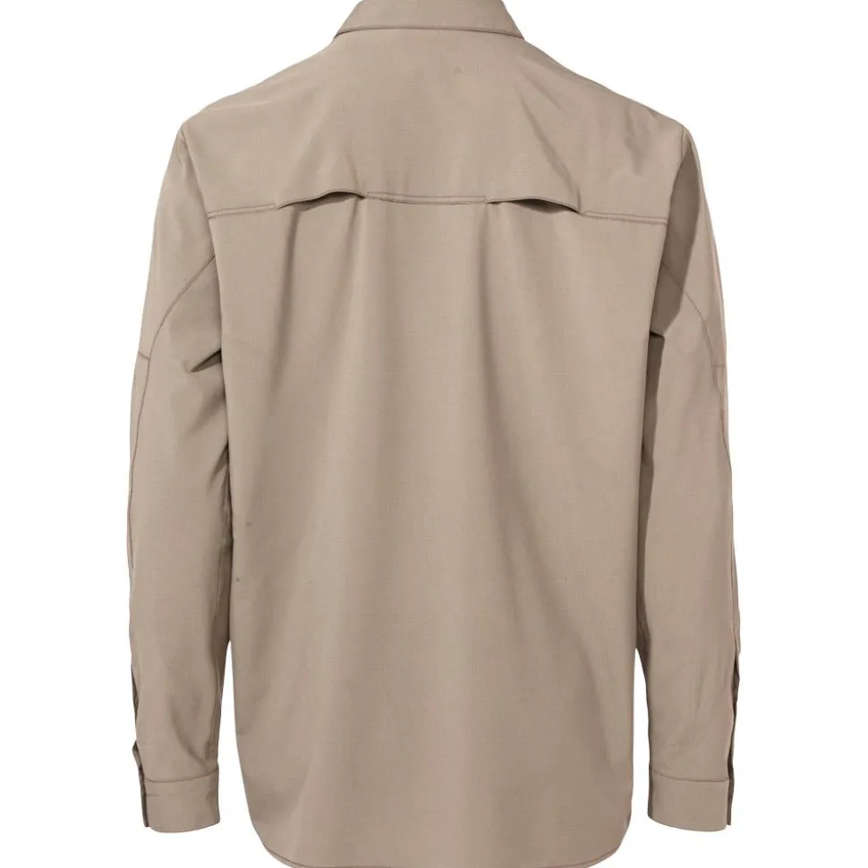 Chemise de rando Vaude Men's Rosemoor L/S Shirt II Linen Uni