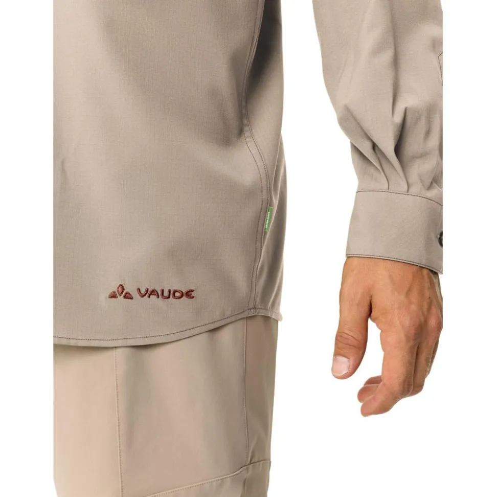 Chemise de rando Vaude Men's Rosemoor L/S Shirt II Linen Uni