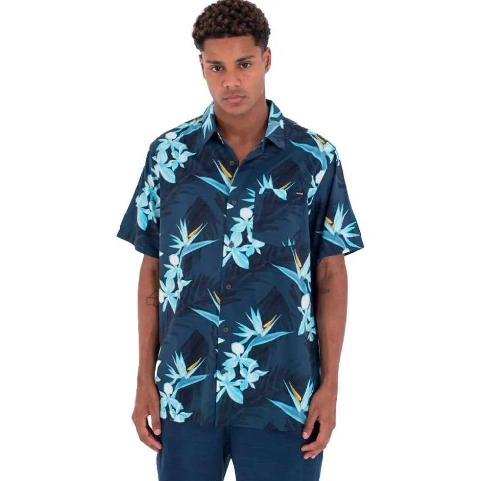 Chemise Hurley Rincon Short Sleeve Armored Navy