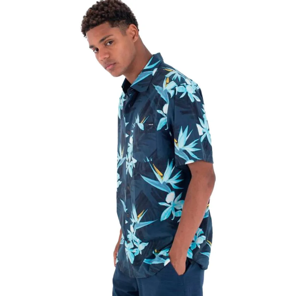 Chemise Hurley Rincon Short Sleeve Armored Navy