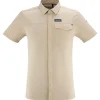 Chemise Lafuma Skim Plain Shirt Short Sleeve M Straw