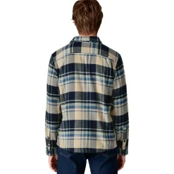 Chemise Patagonia Fjord Flannel Shirt Hibernate Sunken Blue