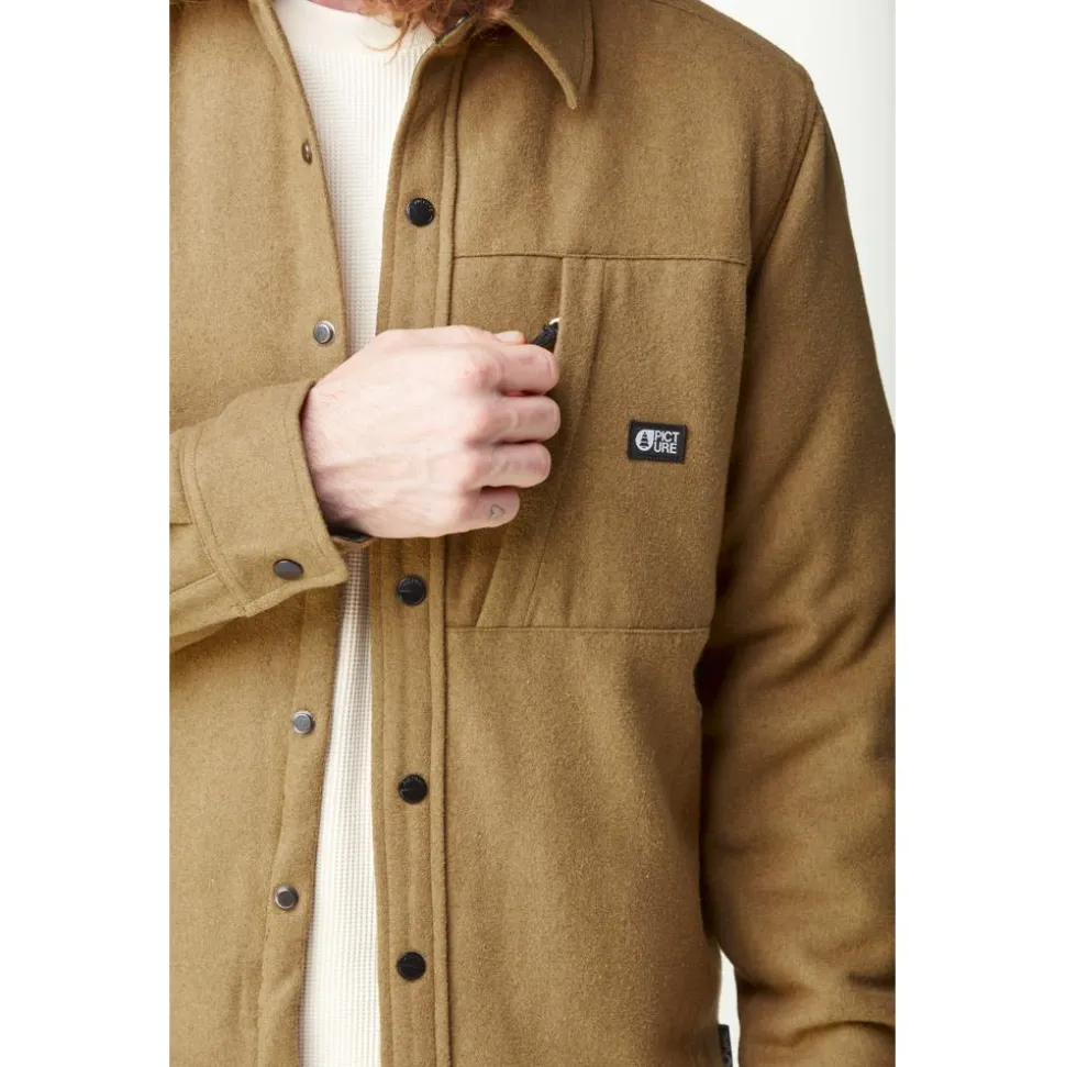 Chemise Picture Coltone Shirt Wood Ash