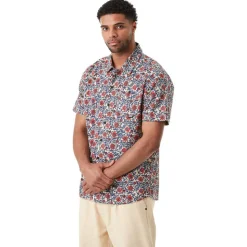 Chemise Picture Mataikona Short Sleeve Shirt Aster Print