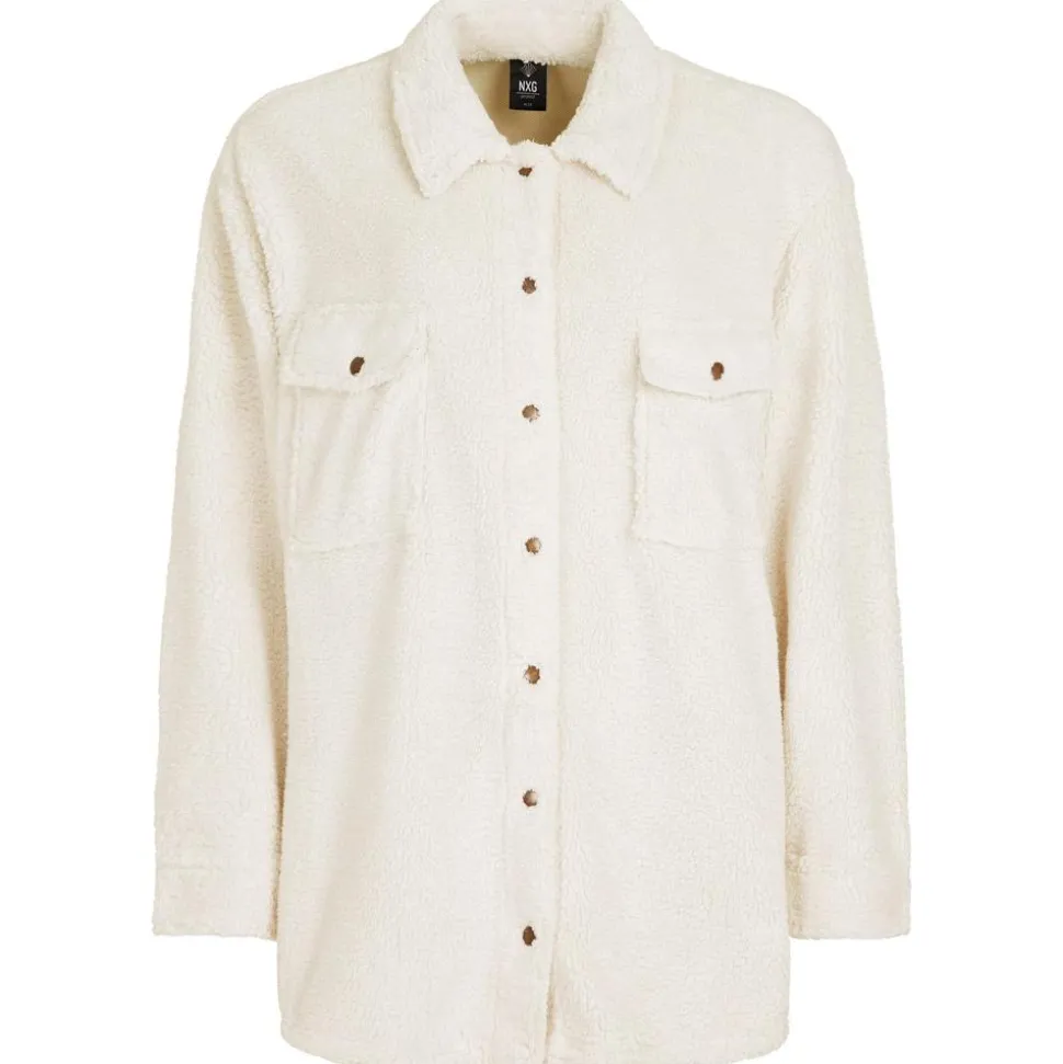 Chemise Protest Nxgidas Longsleeve Kitoffwhite