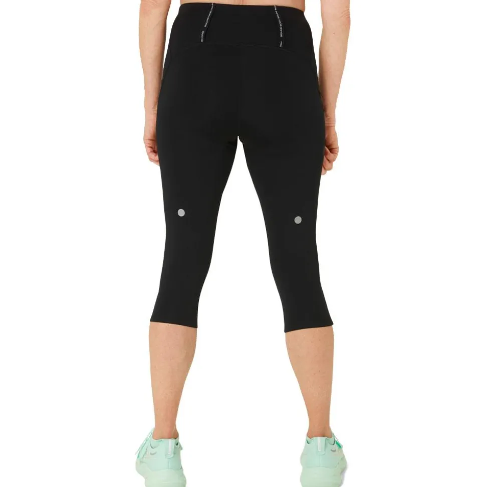 Collant de trail Asics W Road High Waist Capri Tight Performance Black