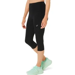 Collant de trail Asics W Road High Waist Capri Tight Performance Black