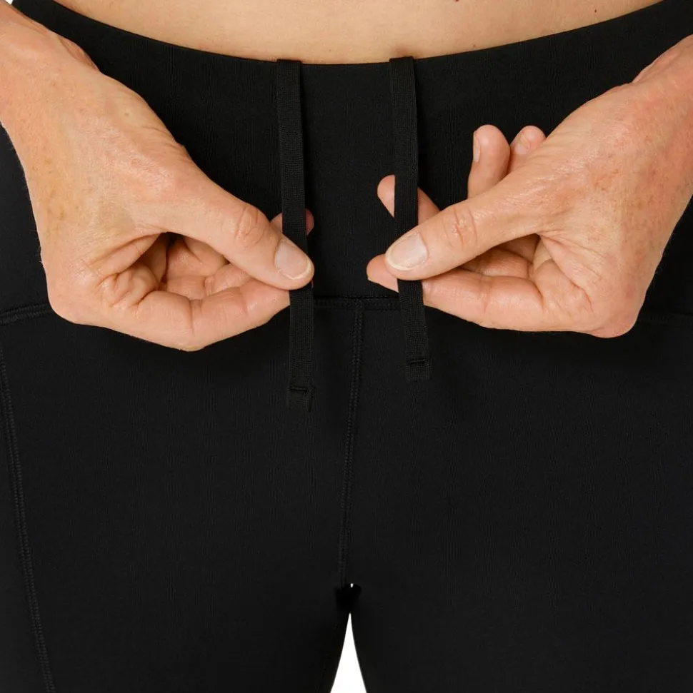 Collant de trail Asics W Road High Waist Capri Tight Performance Black