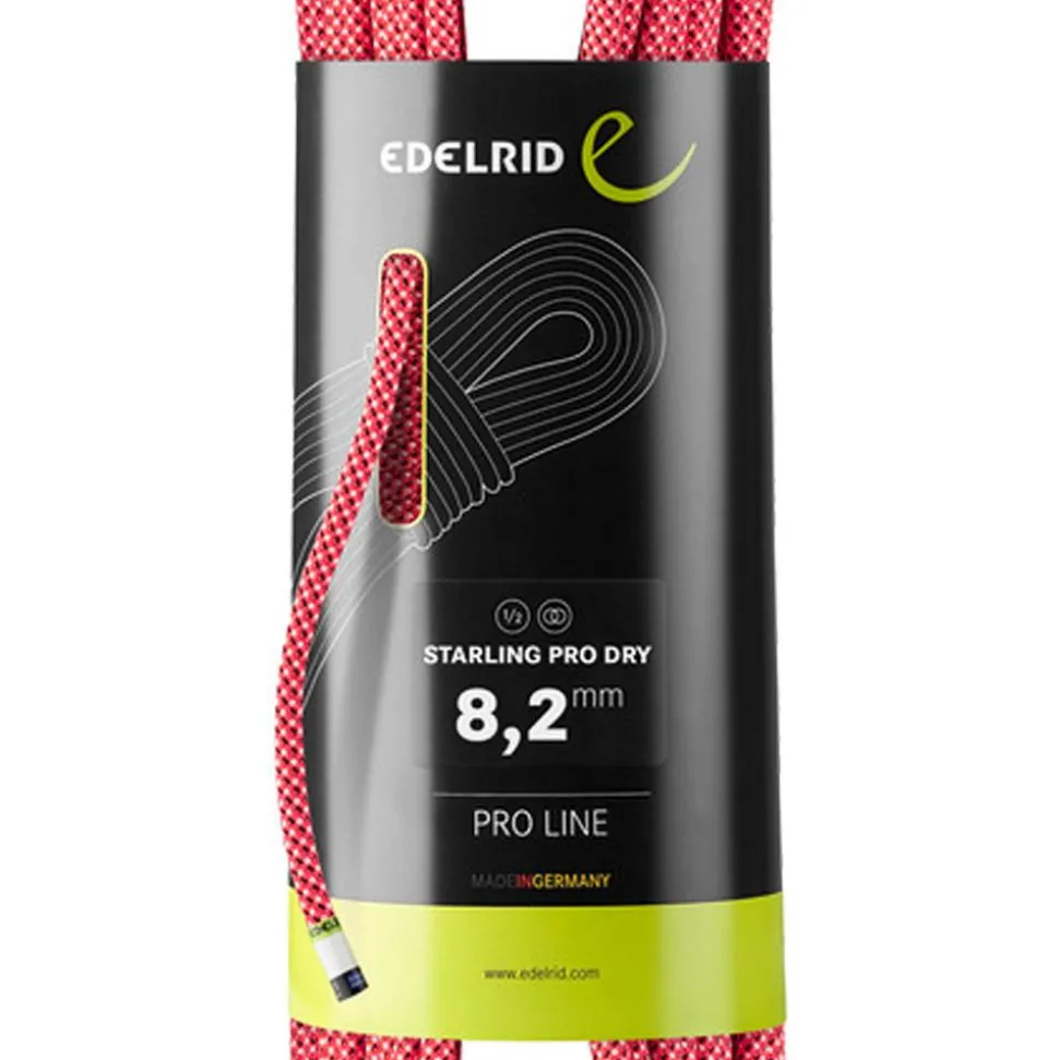 Corde Edelrid Starling Pro Dry 8.2mm Pink