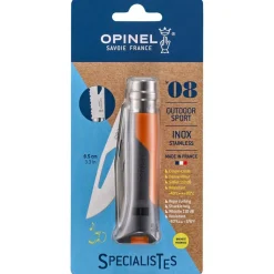 Couteaux Opinel N°8 Outdoor Blister Soft Orange