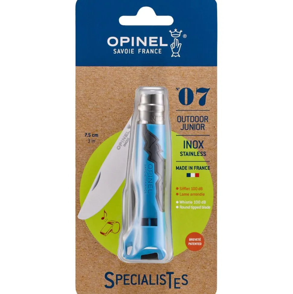 Couteaux Opinel N°7 Outdoor Junior Blister Bleu