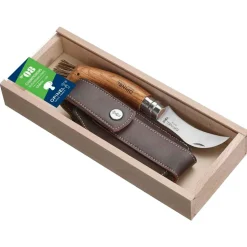 Couteaux Opinel Plumier Champignons 8 Vri + Etui Brown