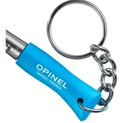 Couteaux Opinel Porte-Clés N°2 Bleu Cyan Inox