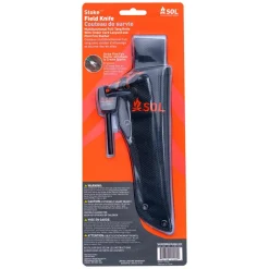 Couteaux SOL Stoke Field Knife Black Orang