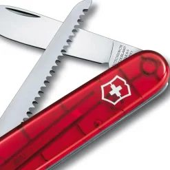 Couteaux Victorinox My First Victorinox + Scie Red Translucide