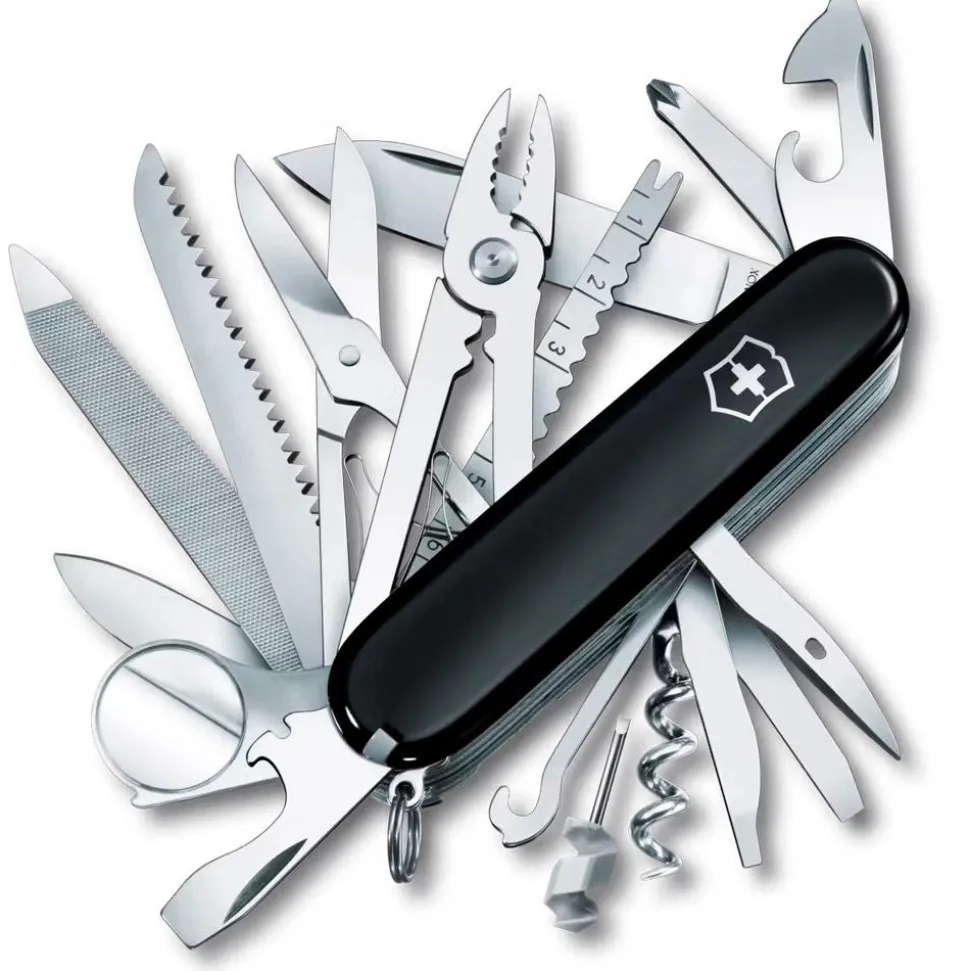 Couteaux Victorinox Swiss Champ Black