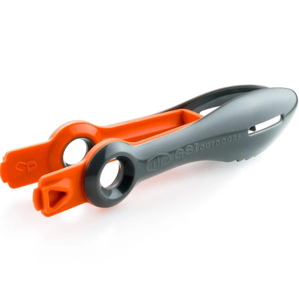 Couverts GSI Outdoor Pivot Tongs Grey Orange