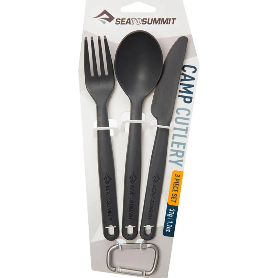 Couverts Sea To Summit Camp Cutlery Set Charcoal