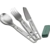 Couverts Sea To Summit Detour Stainless Steel Cutlery Set 3 Grey