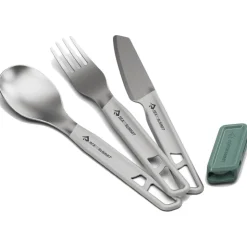 Couverts Sea To Summit Detour Stainless Steel Cutlery Set 3 Grey