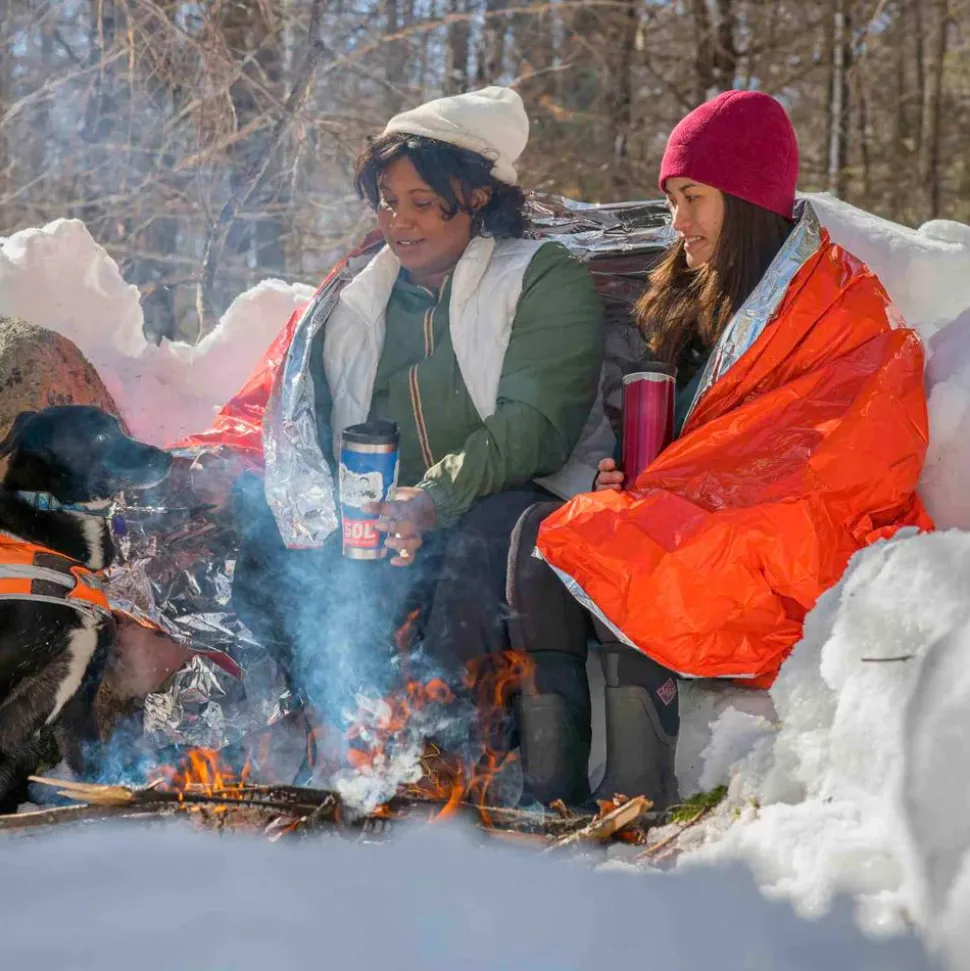 Couverture de survie SOL Emergency Blanket Double Orange