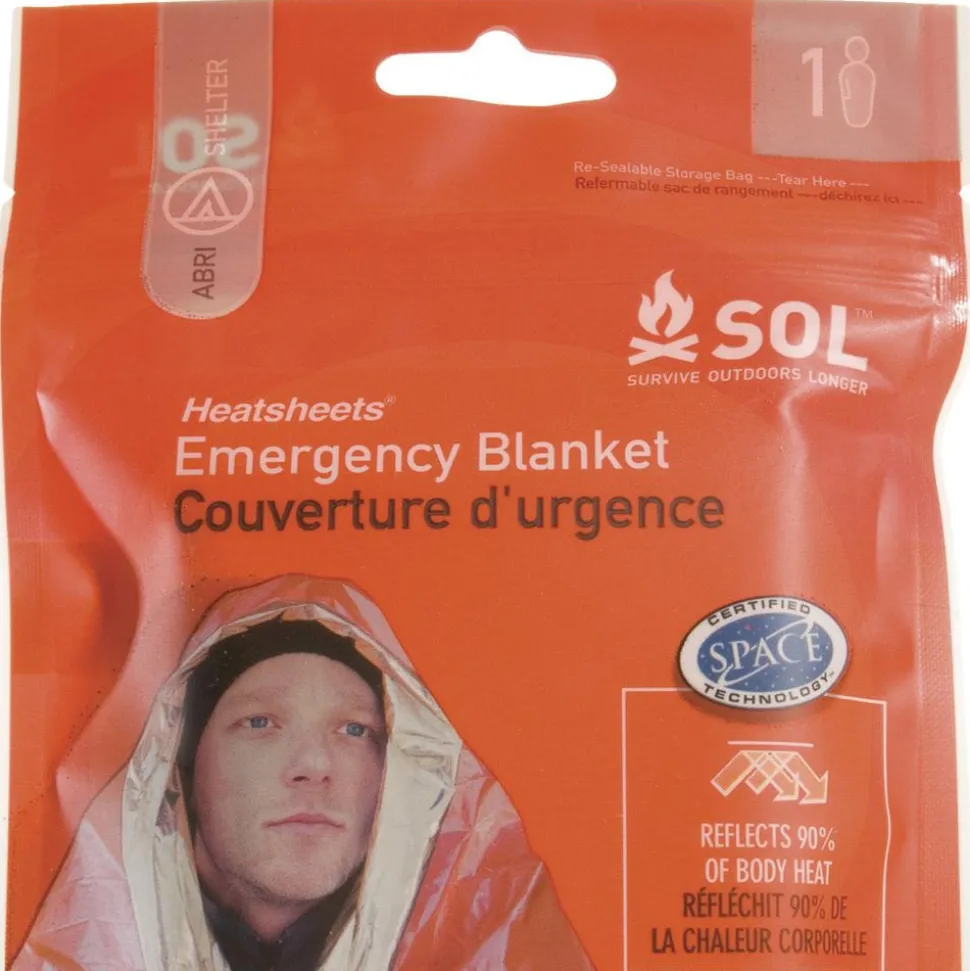 Couverture de survie SOL Emergency Blanket Orange