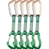 Dégaine Beal Zest Quickdraw 11cm (Pack of 5) Matt Green