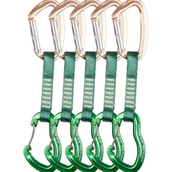 Dégaine Beal Zest Quickdraw 11cm (Pack of 5) Matt Green