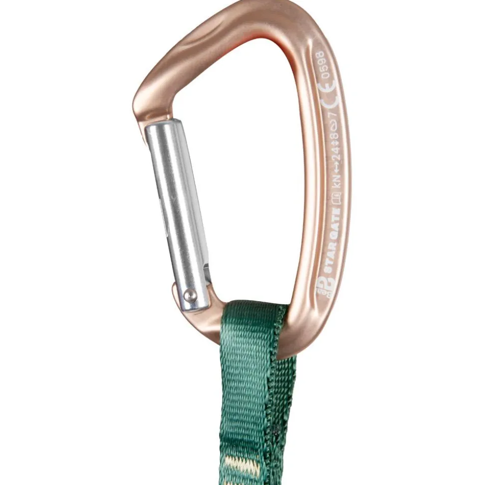 Dégaine Beal Zest Quickdraw 11cm (Pack of 5) Matt Green