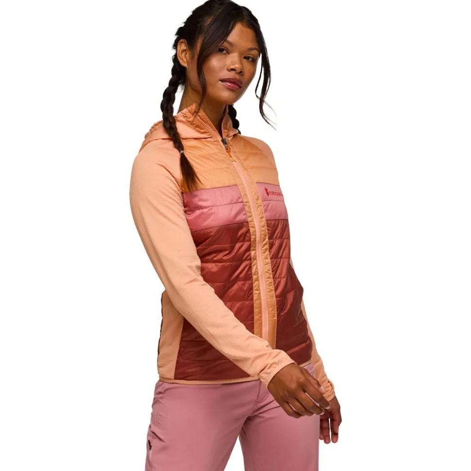 Doudoune Cotopaxi Capa Hybrid Insulated Hooded Jacket W Apricot And Faded Brick