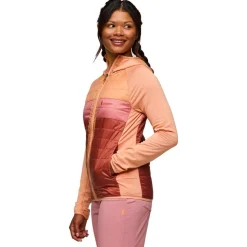 Doudoune Cotopaxi Capa Hybrid Insulated Hooded Jacket W Apricot And Faded Brick