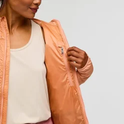Doudoune Cotopaxi Capa Hybrid Insulated Hooded Jacket W Apricot And Faded Brick