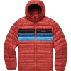 Doudoune Cotopaxi Fuego Down Hooded Jacket Nutmeg Stripes