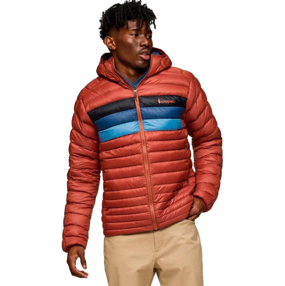 Doudoune Cotopaxi Fuego Down Hooded Jacket Nutmeg Stripes
