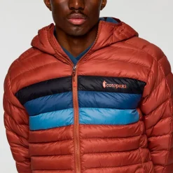 Doudoune Cotopaxi Fuego Down Hooded Jacket Nutmeg Stripes