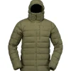 Doudoune Norrona Femund Down 700 Zip Hood M's Olive Night