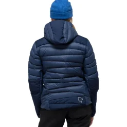 Doudoune Norrona Women's Falketind Down750 Hood Indigo Night