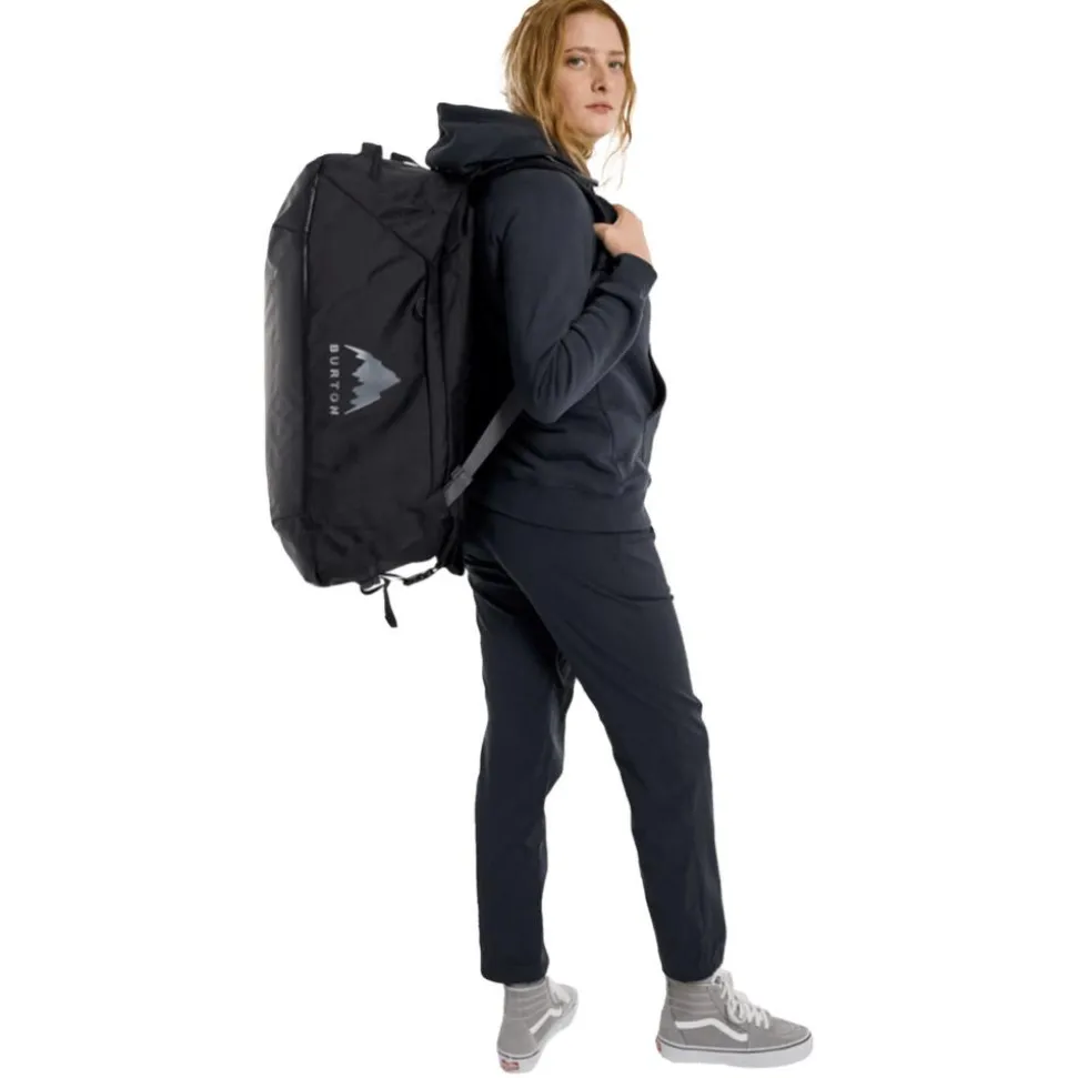 Duffel Burton Multipath 60L Medium Duffle Bag True Black Ballistic