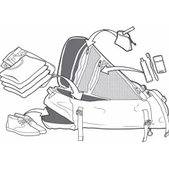 Duffel Burton Multipath 90L Large Duffel Bag True Black Ballistic