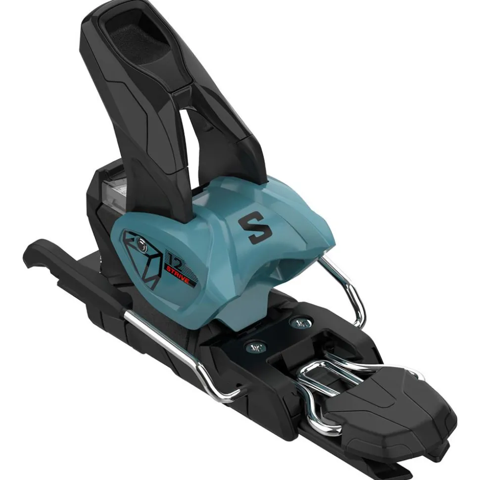 Fix Ski Salomon Strive 12 Gw Smoke Blue Flame Orange L115