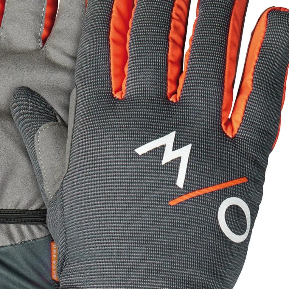 Gant Nordique One Way Xc Glove Universal Asphalt Grey Flame