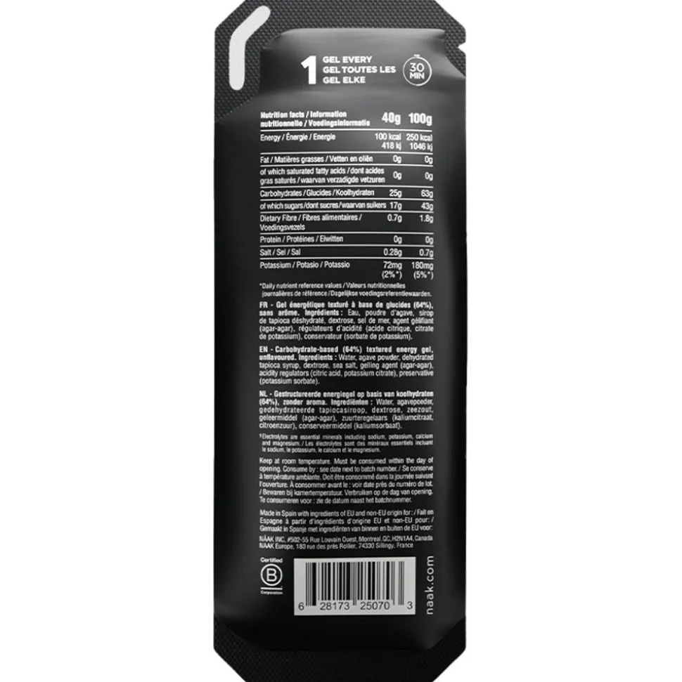 Gel Energétique Naak Boost Energy Gel Neutre